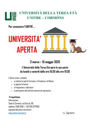 UNIVERSITA' APERTA